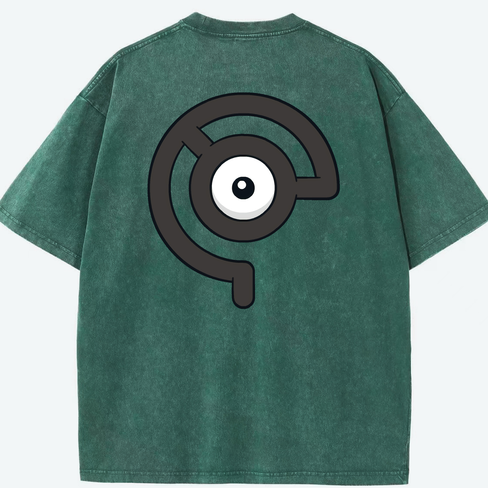 （画像用） ポケットモンスター Pokémon 綿100% ヴィンテージ風 半袖Tシャツ（背面プリント）